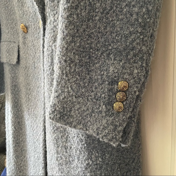 🌸Zara blue coat with gold buttons - Picture 9 of 10
